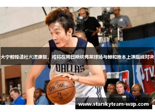 大宁前锋蓬杜火速康复，或将在周日斯坎弗莱球场与赫和推本上演巅峰对决